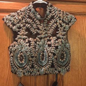 Two Piece Sherri Hill Prom Gown